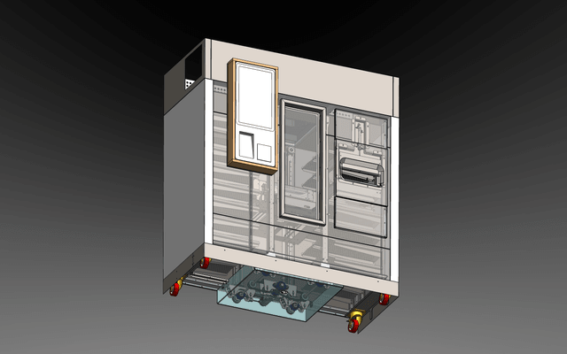 Rendering of pre-production unit